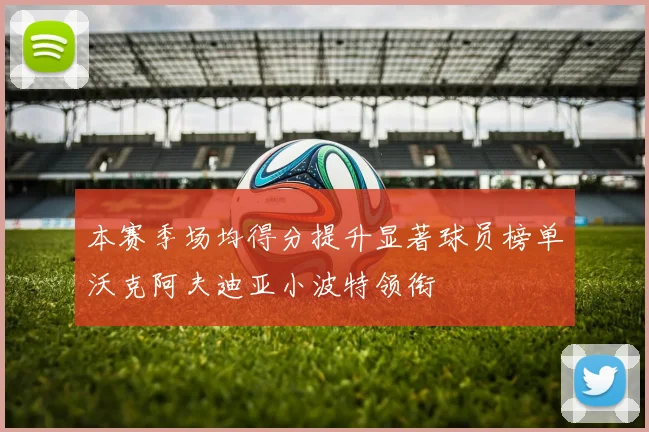 本赛季场均得分提升显著球员榜单沃克阿夫迪亚小波特领衔